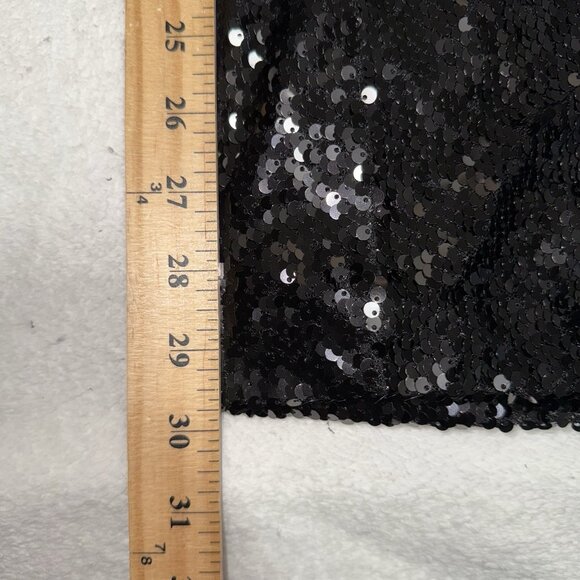 Women’s Forever 21 Sequin Pull On Pants Silver Size Medium - Picture 5 of 7